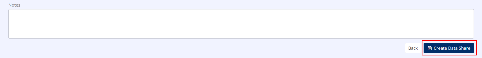 Configuring a Data Share